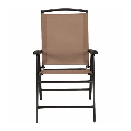 Woodard Cm FS Mocha STL FLD Chair RXTV-1921-FC-M